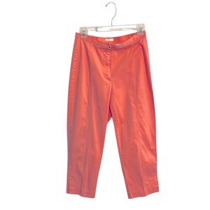 Liz Claiborne LizSport Cosette Coral Crop Pants Size 6
